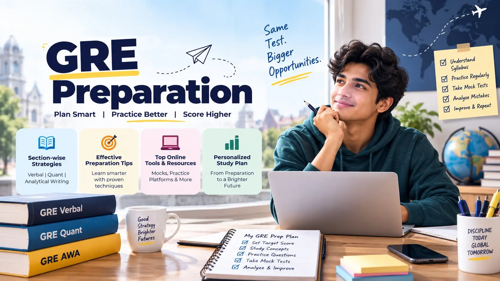 GRE Preparation 2026: Complete Guide, Strategies, Tips & Resources