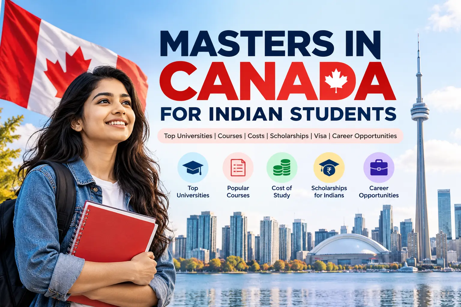 Masters in Canada for Indian Students: Universities, Fees, Eligibility and Application Guide